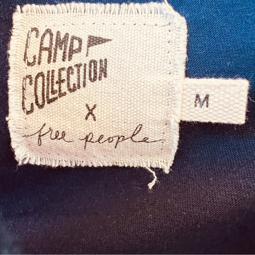 FREE PEOPLE X CAMP COLLECTION ONE SHOULDER RETRO TANK TOP SIZE MEDIUM - Picture 2 of 8